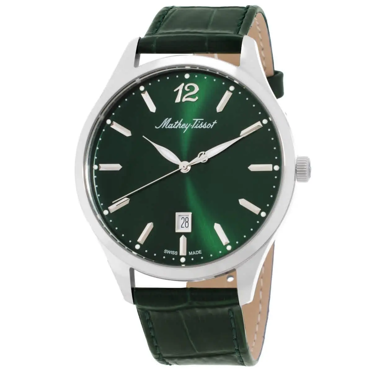 Mathey-tissot Urban Quartz Green Dial Men`s Watch H411AV