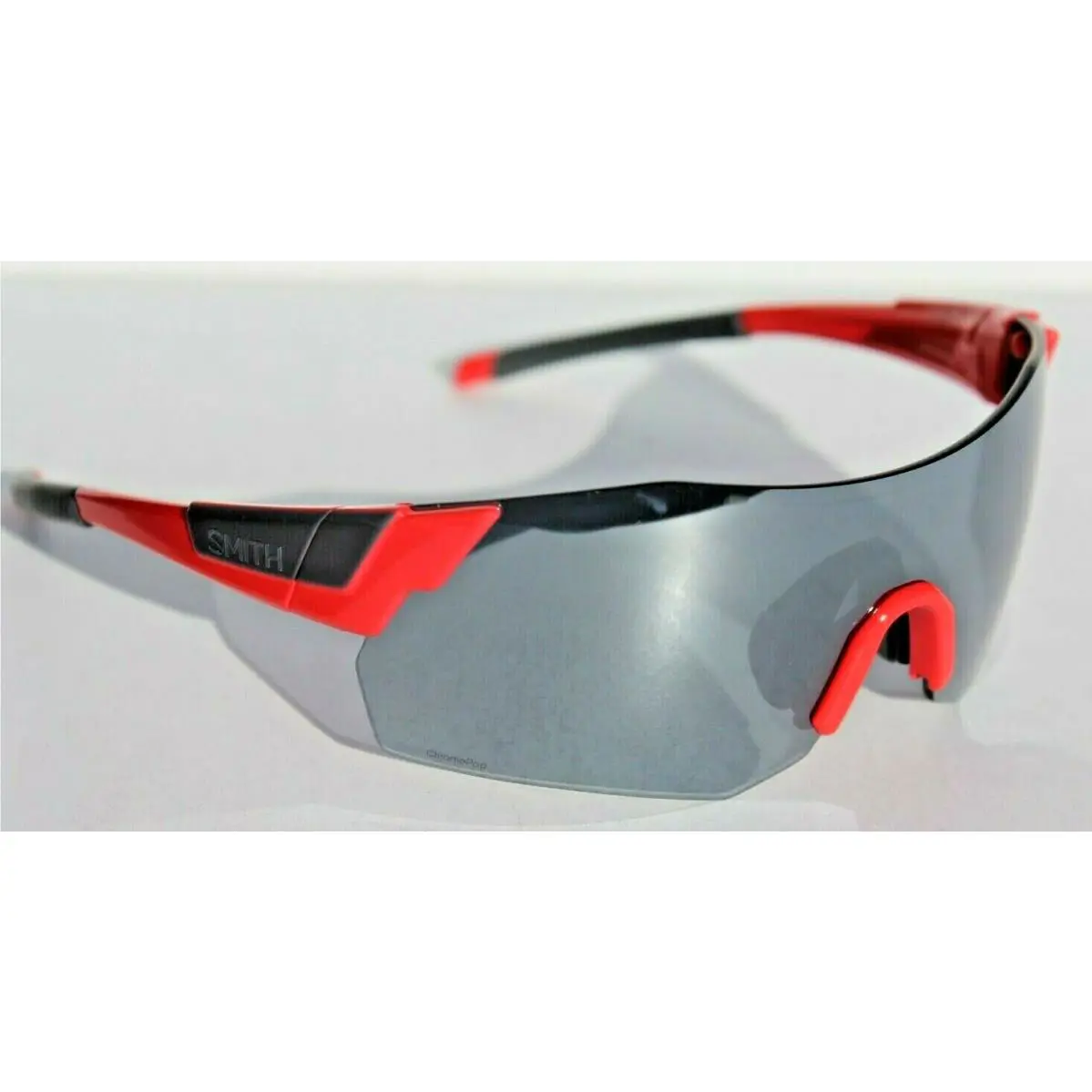 Smith Optics Pivlock Arena Max/n Sunglasses Red/platinum Chromapop Interchange