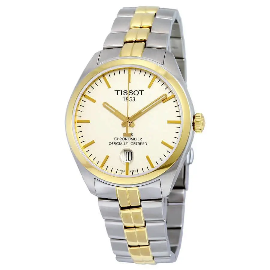 TIST1014512203100 Tissot PR100 Chronometer Two-tone Watch - Choose Gender - Style /: Mens
