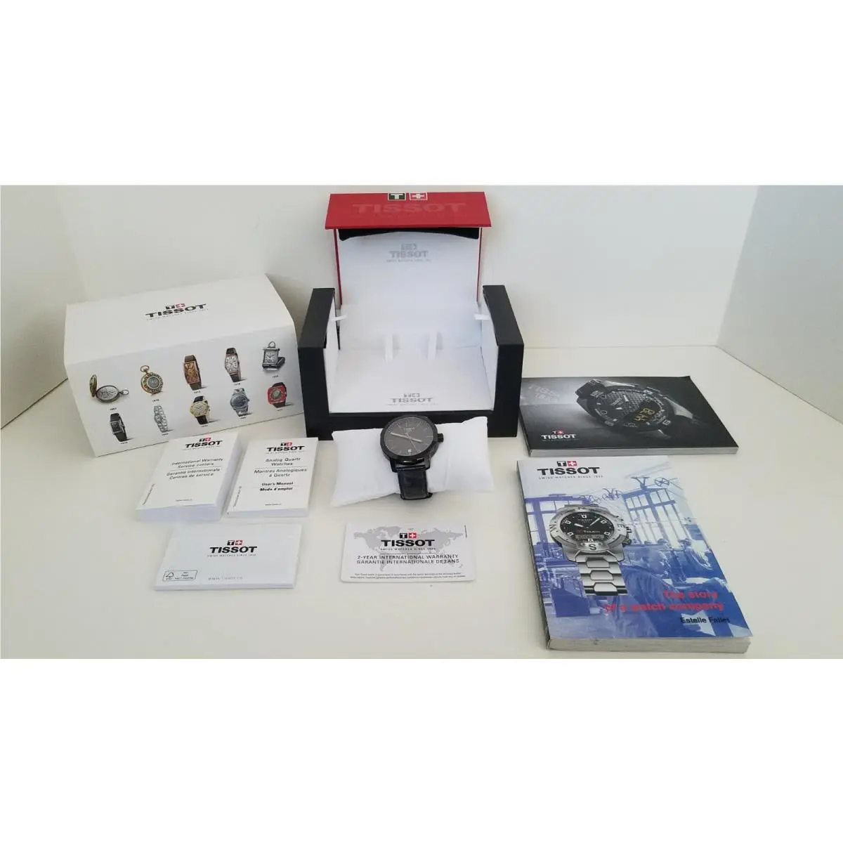 Tissot Quickster Black Watch T0954103612700 w/ Box Booklets w/ Tags Unisex