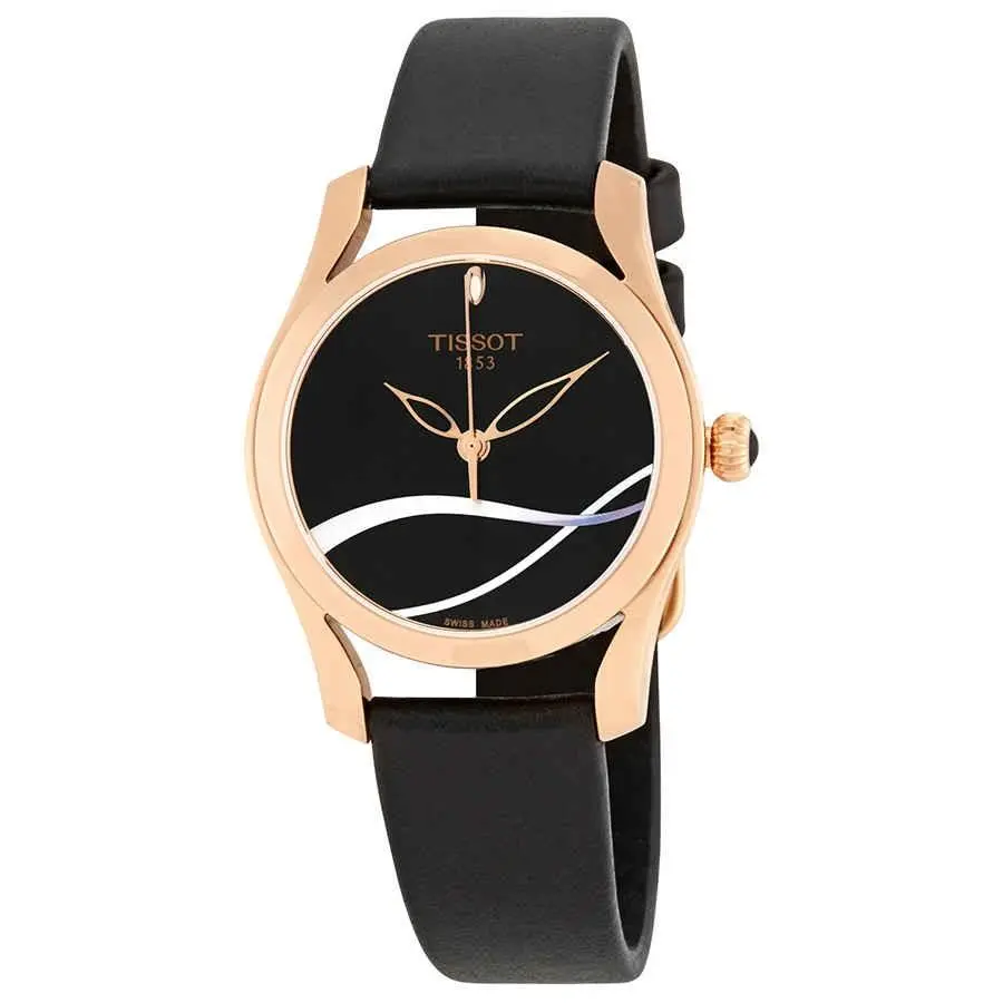 T-wave Black Dial Ladies Watch T112.210.36.051.00 by Tissot