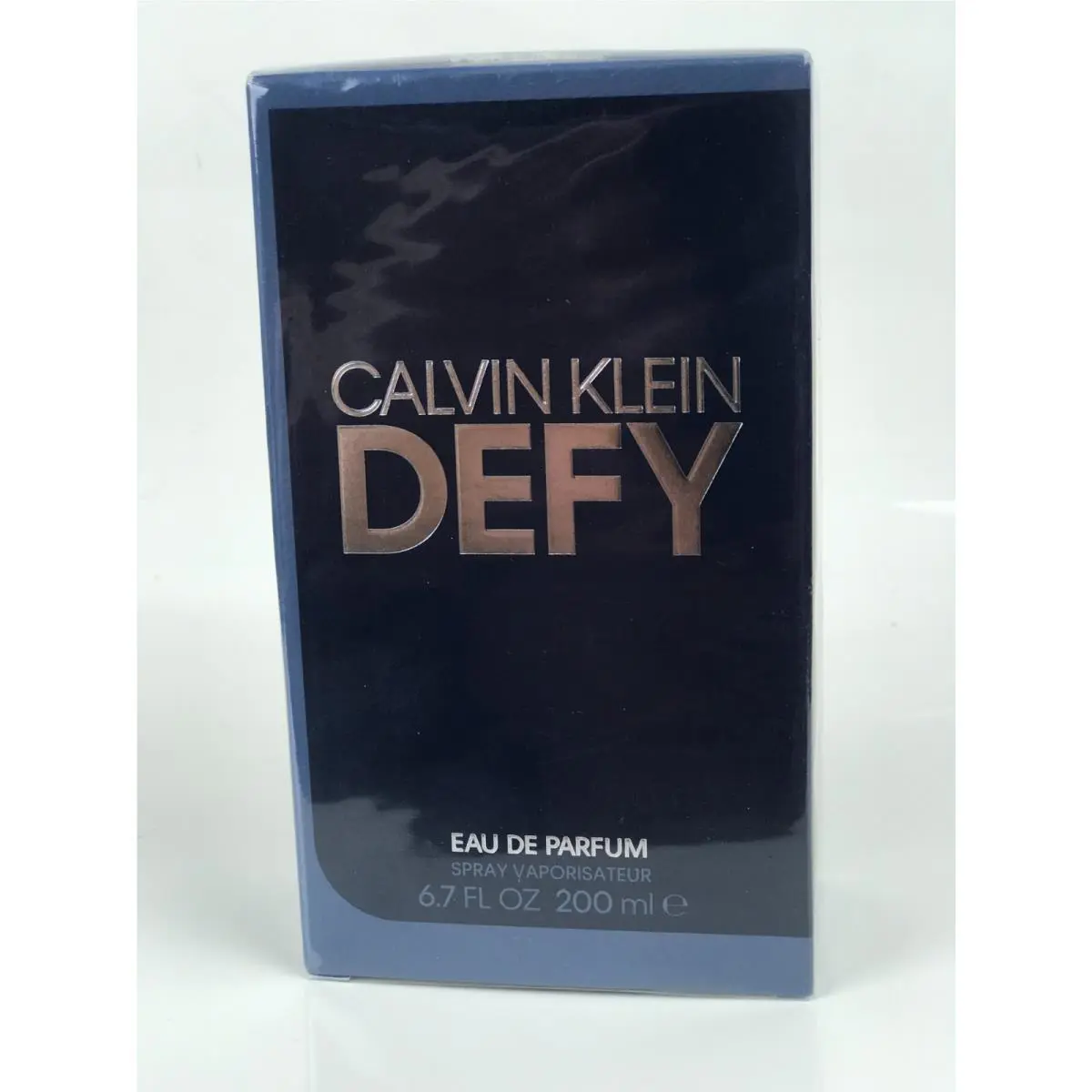 Calvin Klein Defy Eau De Parfum Spray Men`s 6.7 oz 200 ml Edp Fresh