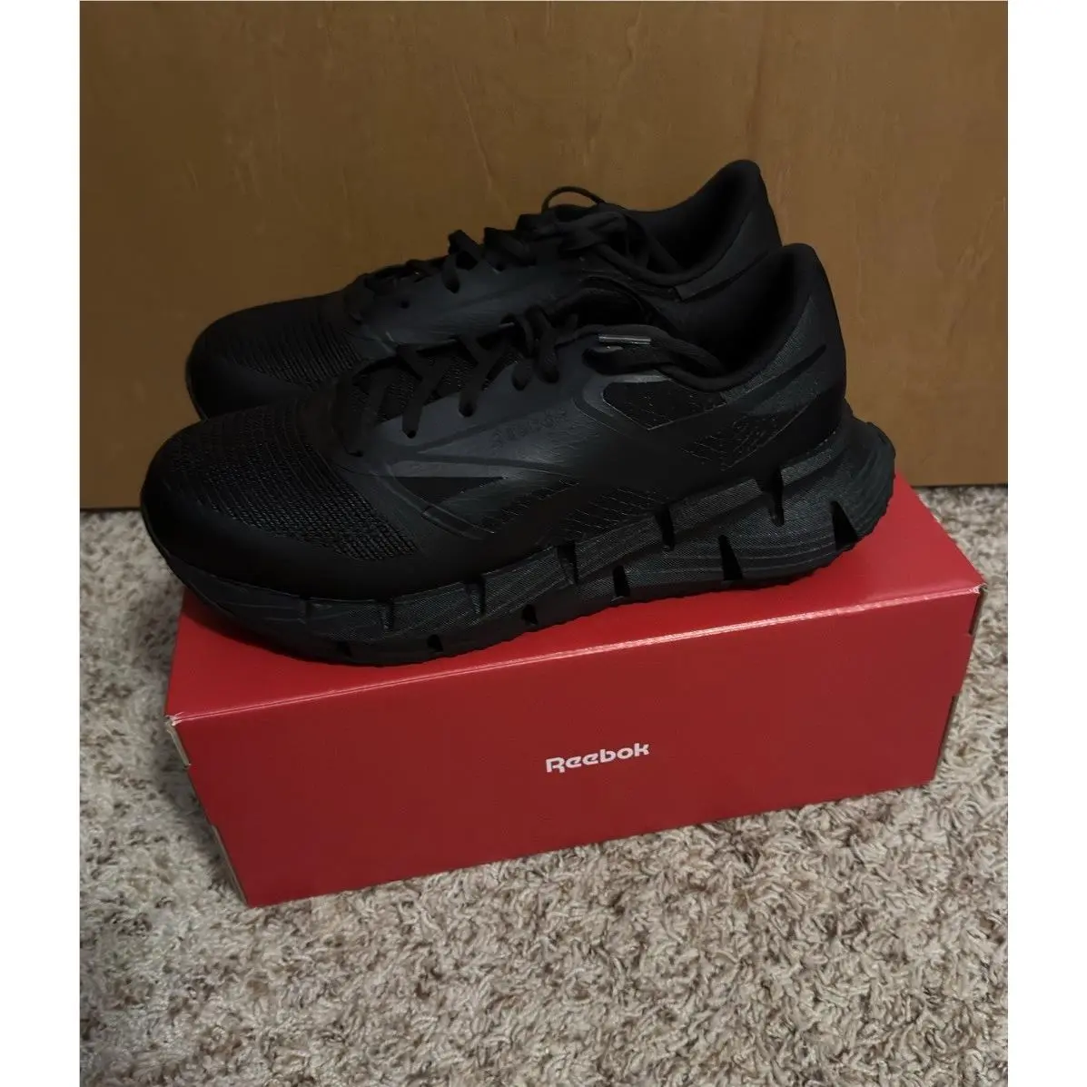 Reebok Mens Floatzig Size 10M Athletic Work Composite Toe RB3030 Black