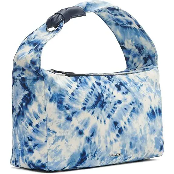 Calvin Klein Gracie Shoulder-bag Hobo Organizer Large Tie Dye Triple Zip Top