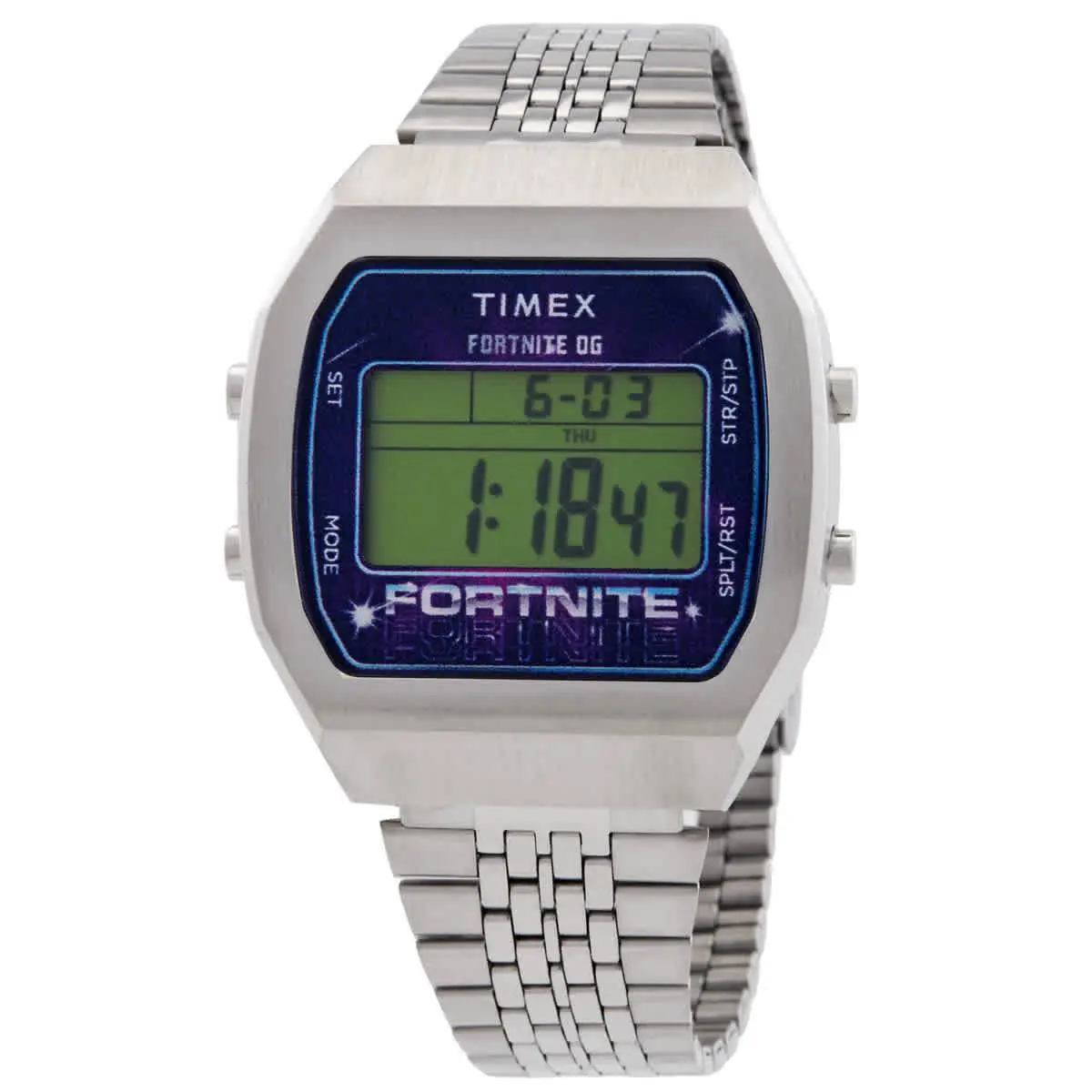 Timex X Fortnite T80 Quartz Digital Watch TW2Y46100