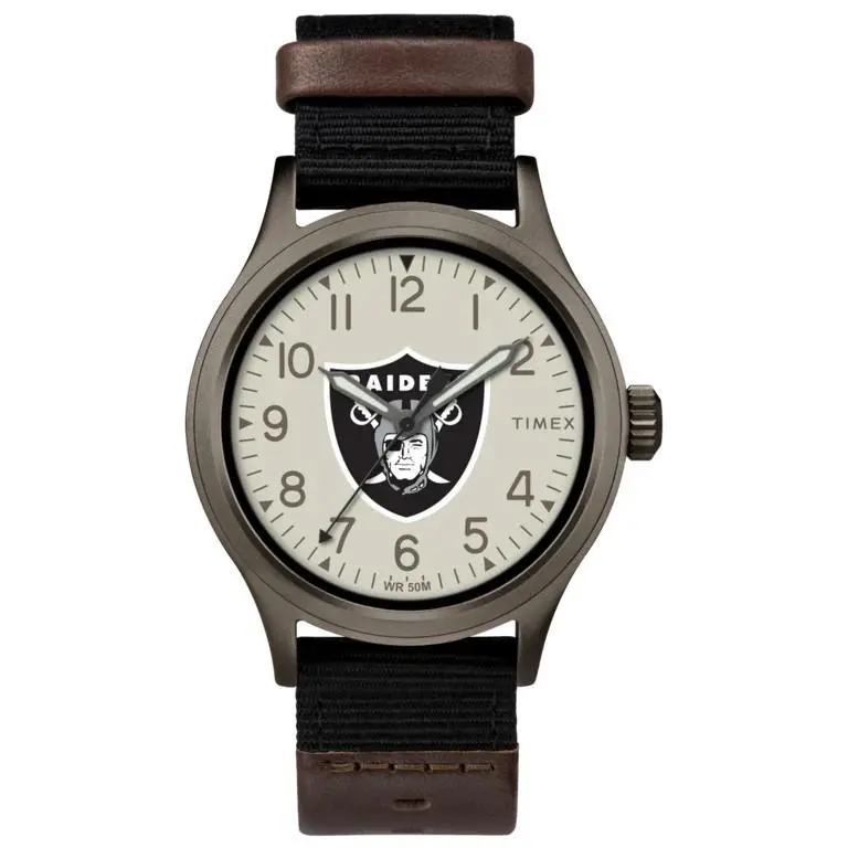 Timex Twzfraimb Men`s Watch Tribute Collection Las Vegas Raiders Quartz
