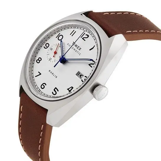 Timex Marlin Automatic Silver Dial Men`s Watch TW2V62000
