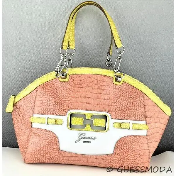 Trend Limited Guess Handbag Ladies Mikelle Hobo Bag Coral Multi