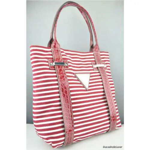 Trend Guess Handbag Ladies American Candy Bag Red Satchel