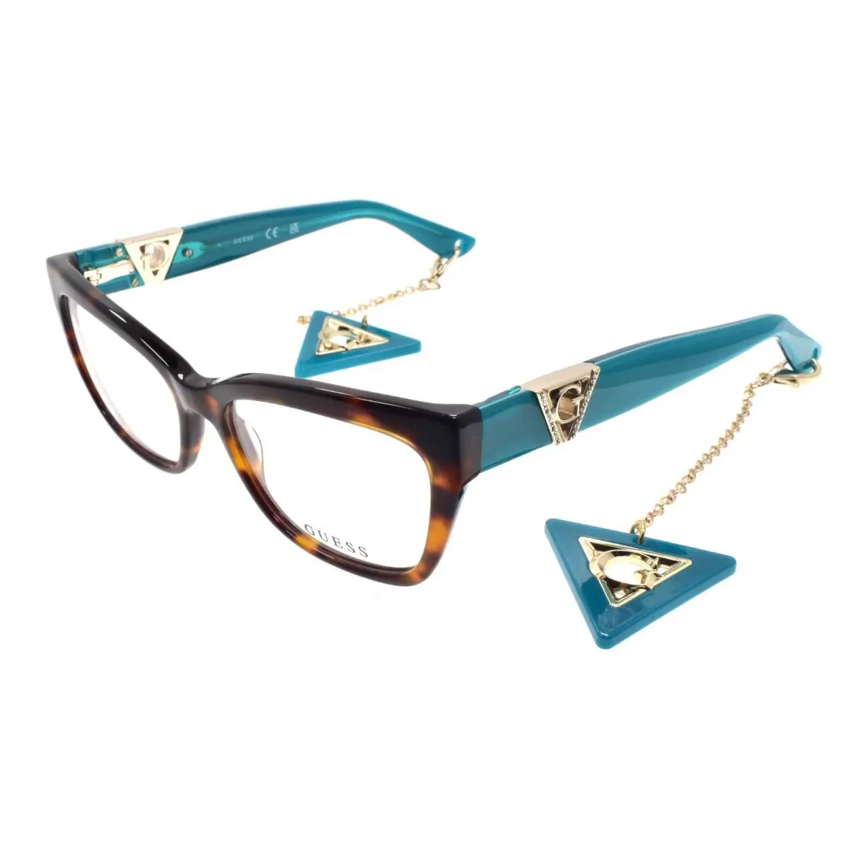 Guess GU2960 056 Women`s Eyeglasses Frames 54-16-145 Havana
