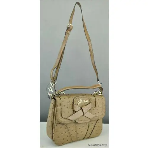 Guess Ladies Women Purse Handbag Hobo Bag Super Sleek Camel