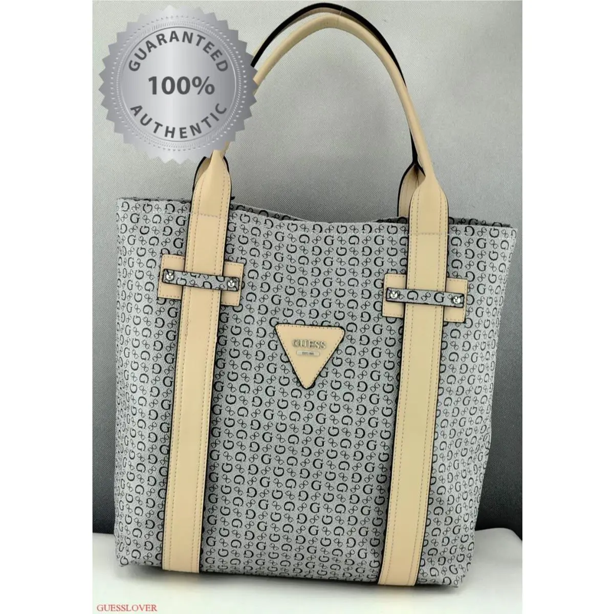 Usa Chic Handbag Guess Tote Bright Candy Ladies Black Prime Bag