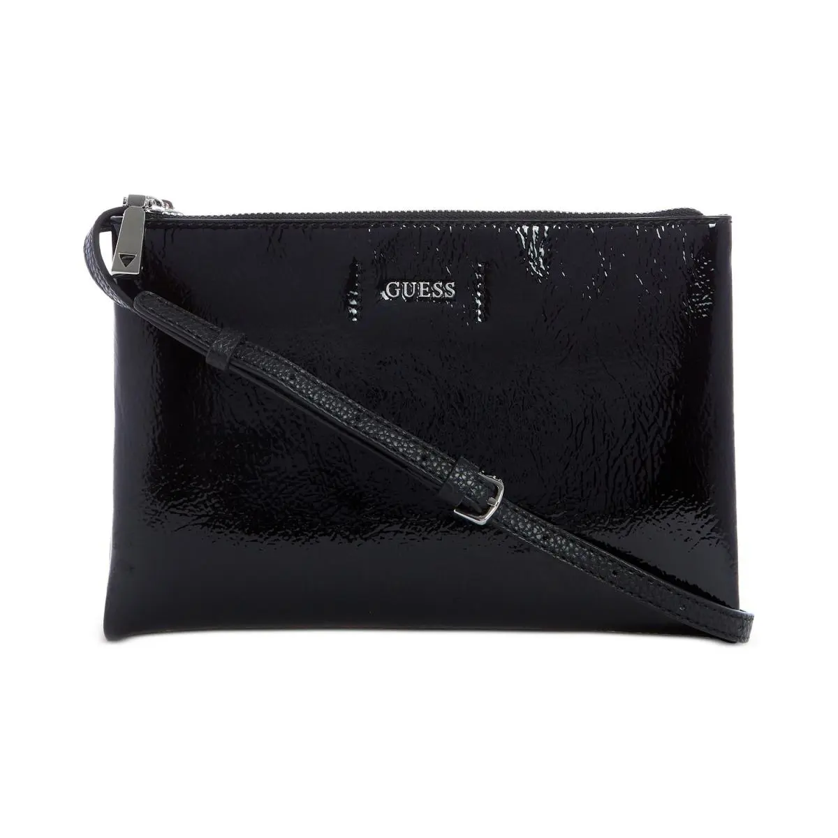 Guess X2709 Varsity Pop Black Crossbody Women`s Handbag - Exterior: Black