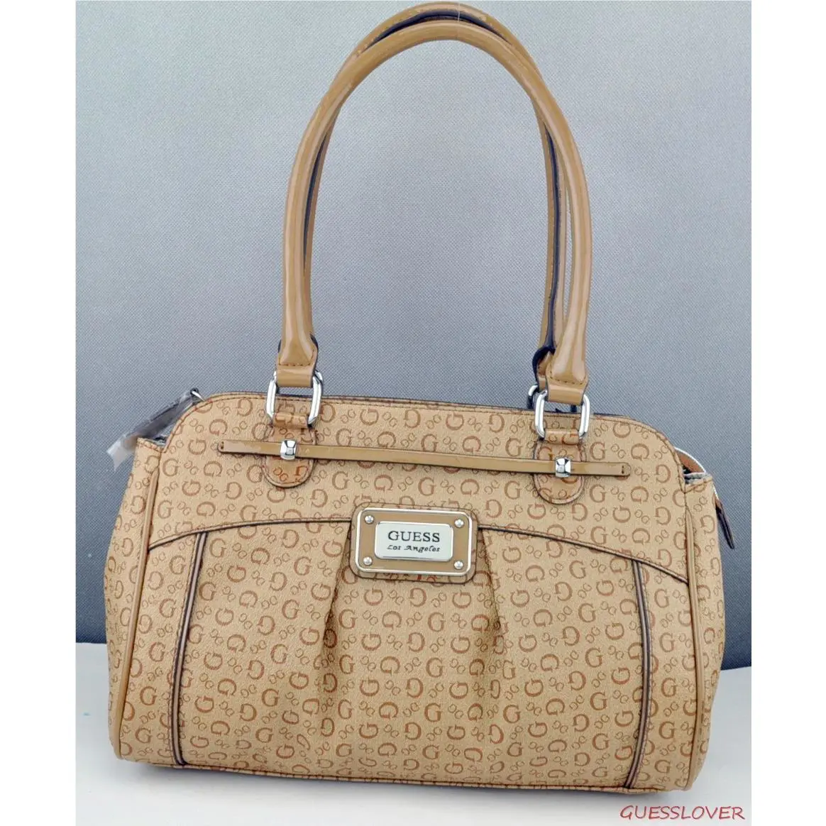 Trend Extraordinary Guess Handbag Ladies Rosario Satchel Bag Cognag Usa