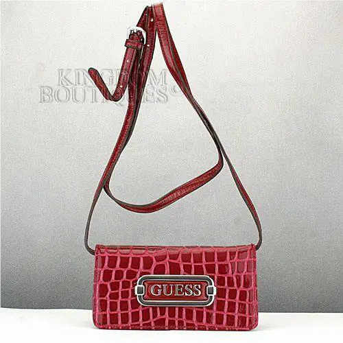 Newest Guess Ladies Handbag Elsa Mini Bag Wine Purse Usa