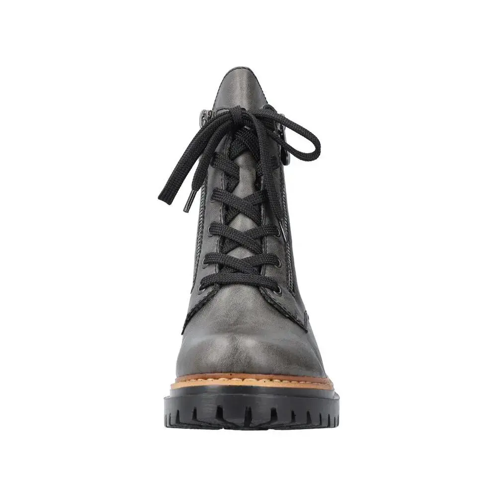 Rieker shoes - Rieker® Women`s 8.5 M (EU 40) 72611 Lined Lace-Up Ankle Boot in - 72611 - Gray 3