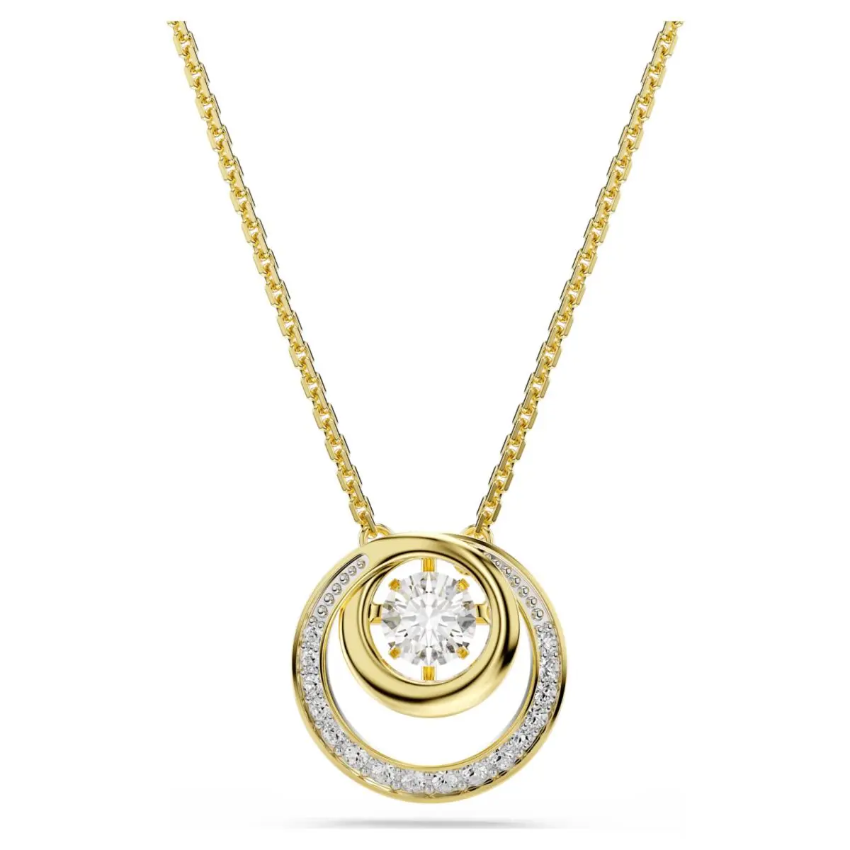 Hyperbola Pendant Round Cut White Gold-tone Plated 5738248 by Swarovski