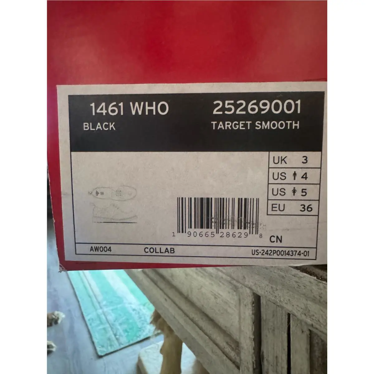 Dr. Martens shoes - 1461 THE WHO - THE WHO - Black 6