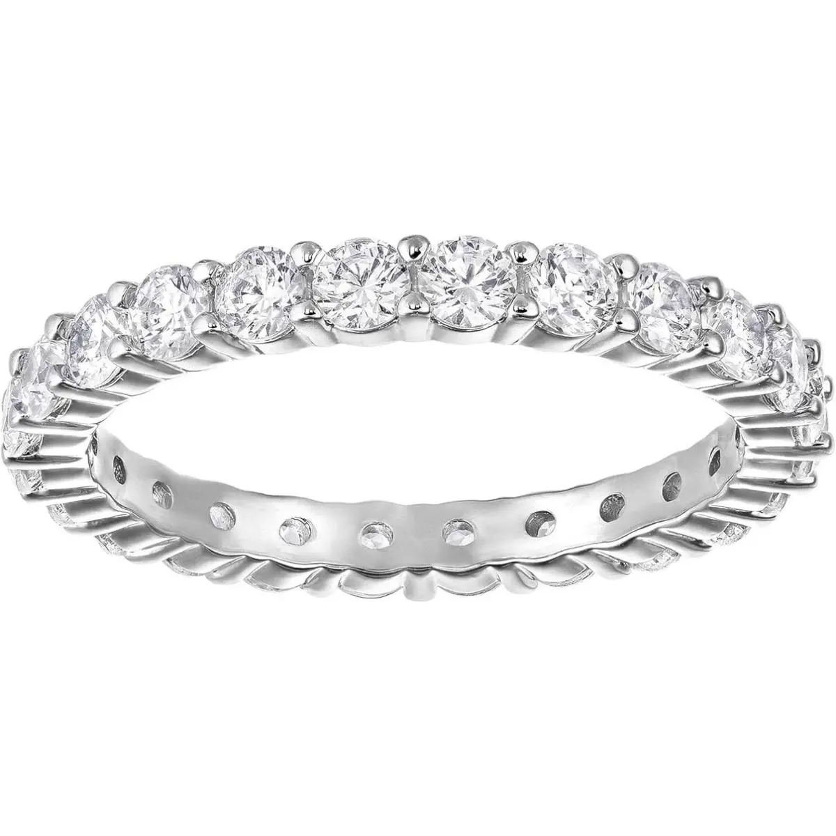 Vittore 5705602 Women`s Ring XL White Rhodium Plated Size 4.5 by Swarovski