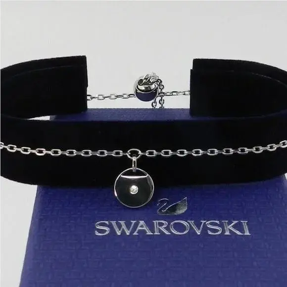 Swarovski Ginger Bracelet Rhodium Plated Silver Size M 5548070