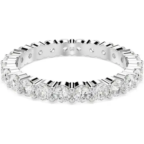 Swarovski 5705601 Women`s Ring Matrix Crystal Collection Round Cut Size 4.75
