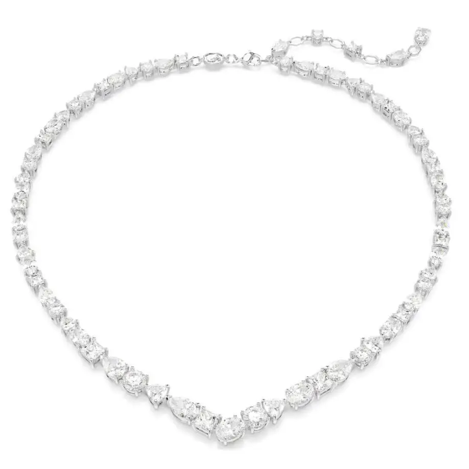 Swarovski Mesmera Necklace Mixed Cuts White Rhodium Plated 5665242