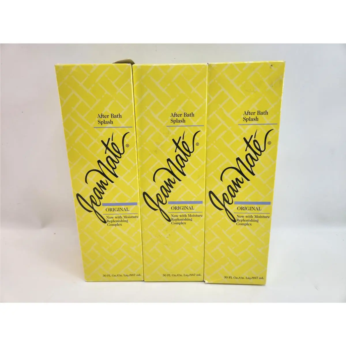 3 Pack Revlon Jean Nate After Bath Splash 30oz Bottles Bulk Lot