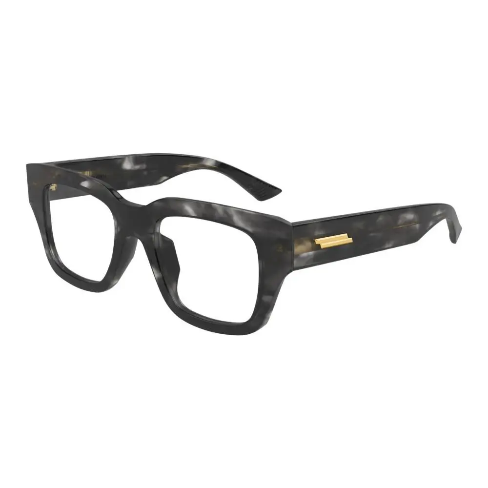 Bottega Veneta Mitre 1361 BV1361O Black Smoke Ribbon Optical Eyeglasses 006 50mm