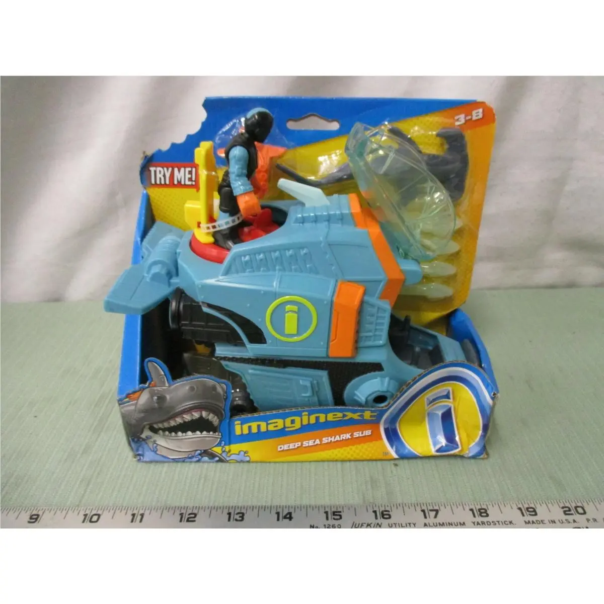 Fisher-price Imaginext Shark Underwater Scuba Sub Deep Sea Hammerhead Toy