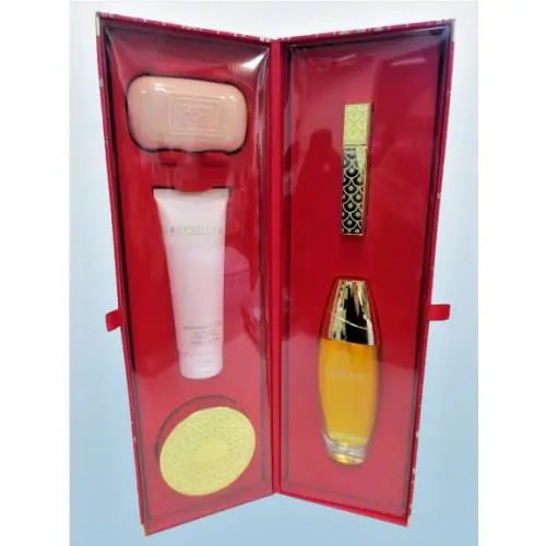Estee Lauder Beautiful Ultimate Luxuries 5PCS Gift Set Parfum Powder Soap Lotion