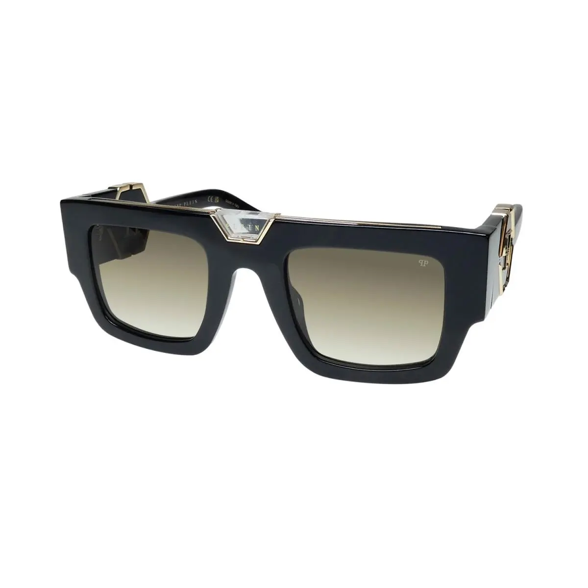 Philipp Plein SPP092 Plein Gloom Sunglasses 50-25-145 Plastic 0700 Italy