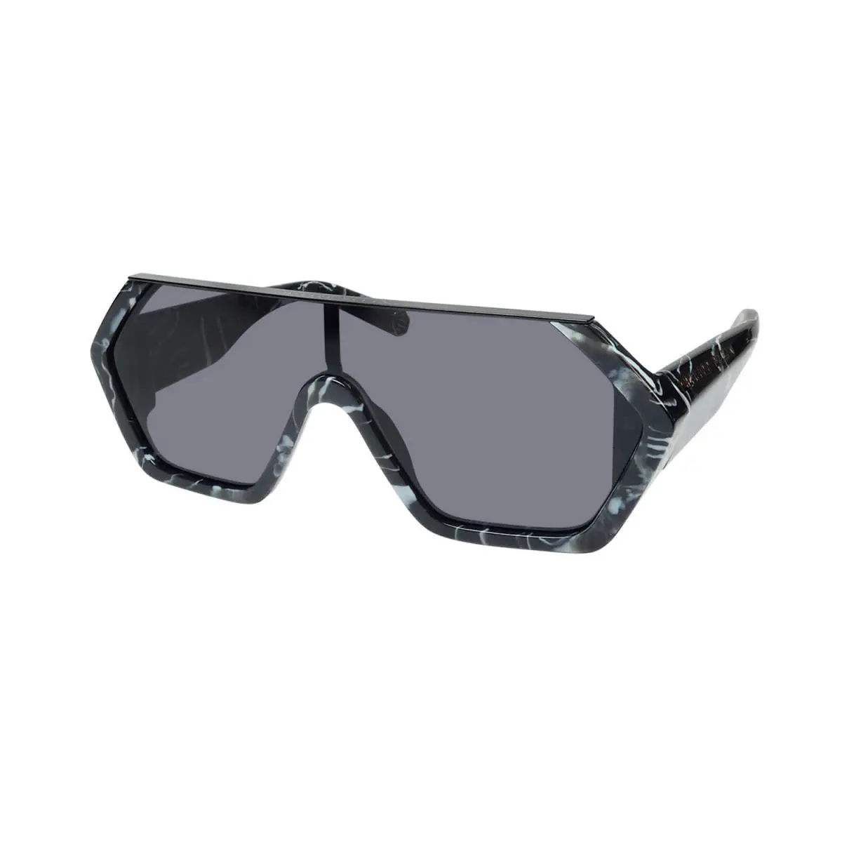 Philipp Plein SPP047 Plein Hexagon Camou Sunglasses 0Z21 Plastic Geometric