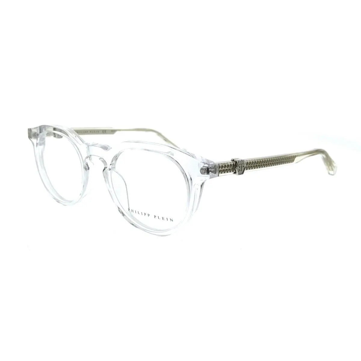 VPP060M49880Y Shiny Crystal Square Mens Optical Frames by Philipp Plein