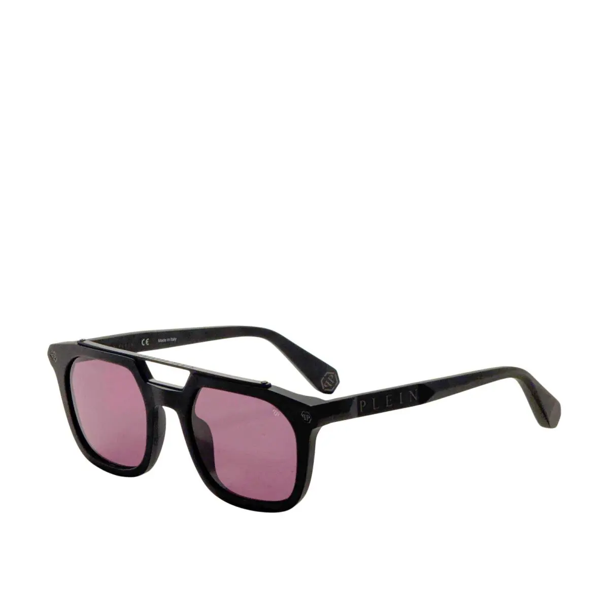 Philipp Plein Men`s 51mm Black Sunglasses SPP001M0703