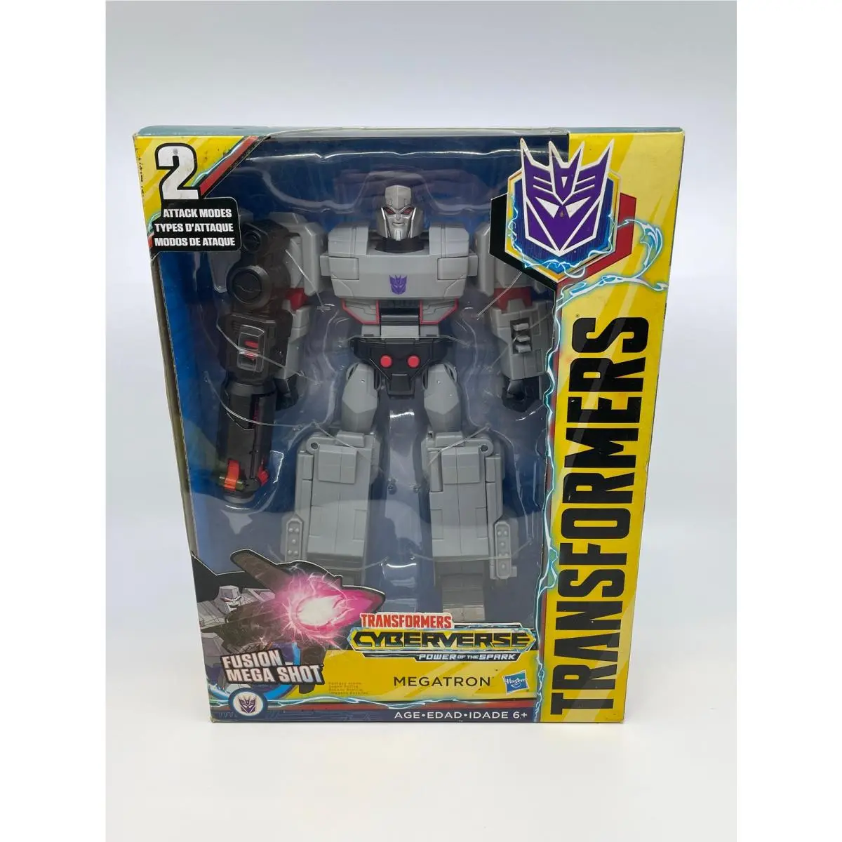 Transformers Toys Cyberverse Action Attackers Ultimate Class Megatron Action Fig