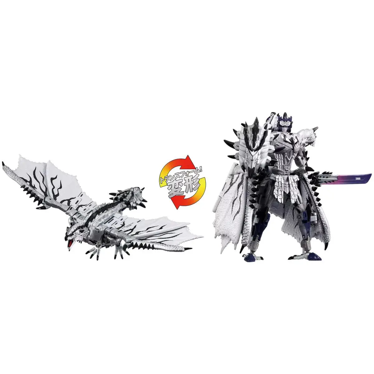 Transformers x Monster Hunter Synergenex Series Silver Rathalos Prime Toy Figure