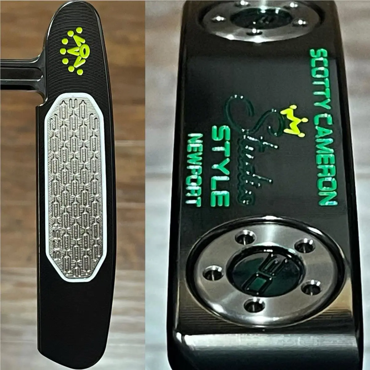 Scott  - Studio Style Newport - 2026 - SCS - Xtreme Dark Finish - DLC - Green, Lie Angle: Black 0