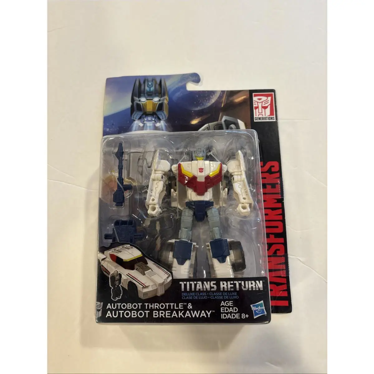 Transformers Titans Return Deluxe Class Autobot Breakaway + Headmaster Throttle