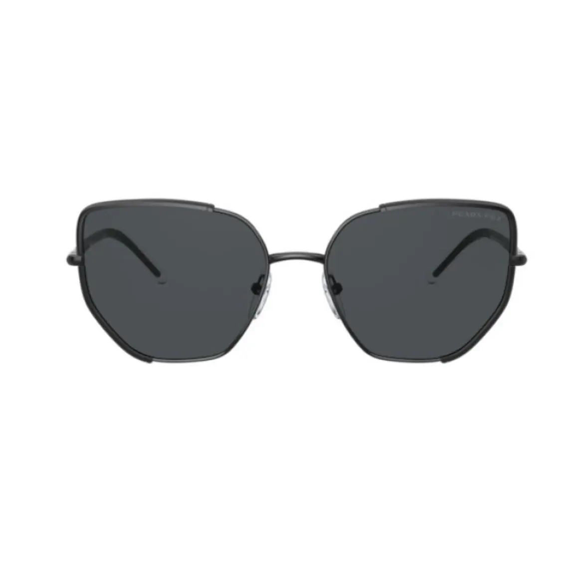 Prada Sunglasses Polarized Black PR 50WS - Frame: Black, Lens: Blue