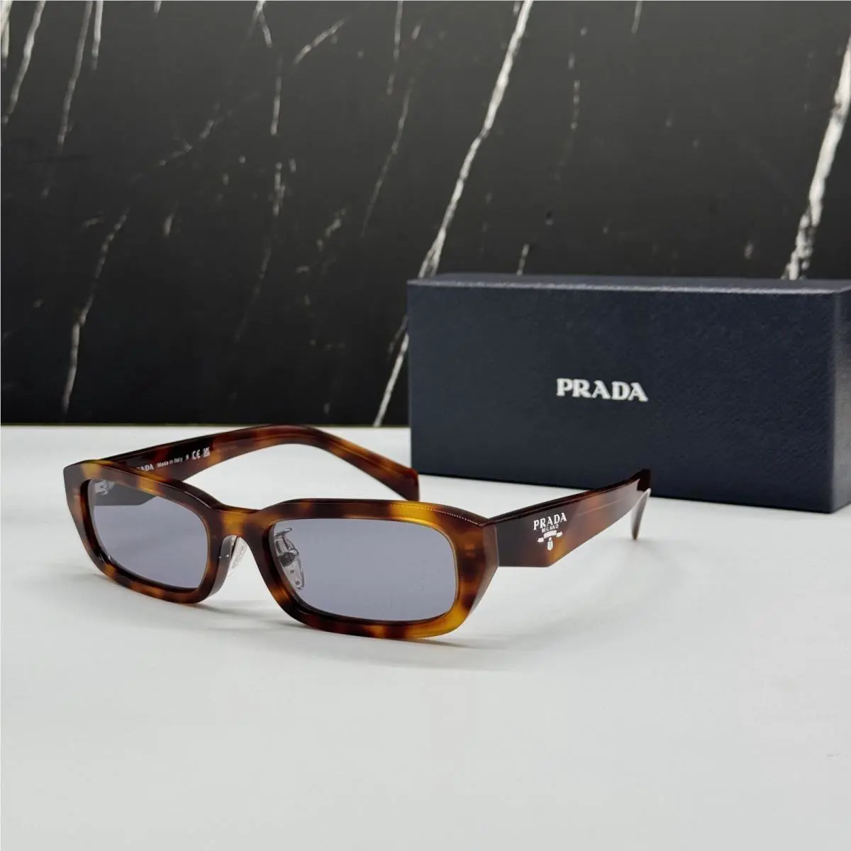 Prada PRB06SF 15W03N Havana Purple Unisex Sunglasses Prada PR B06SF 15W03N