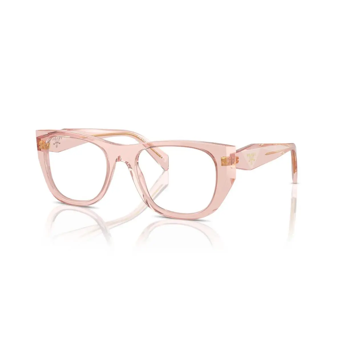 Prada PR A18V Transparent Peach 19Q-1O1 Eyeglasses