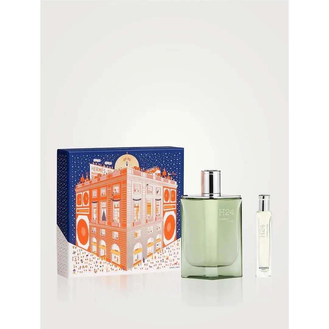 Hermes Men`s H24 Herbes Vives Gift Set Fragrances 3346130022923