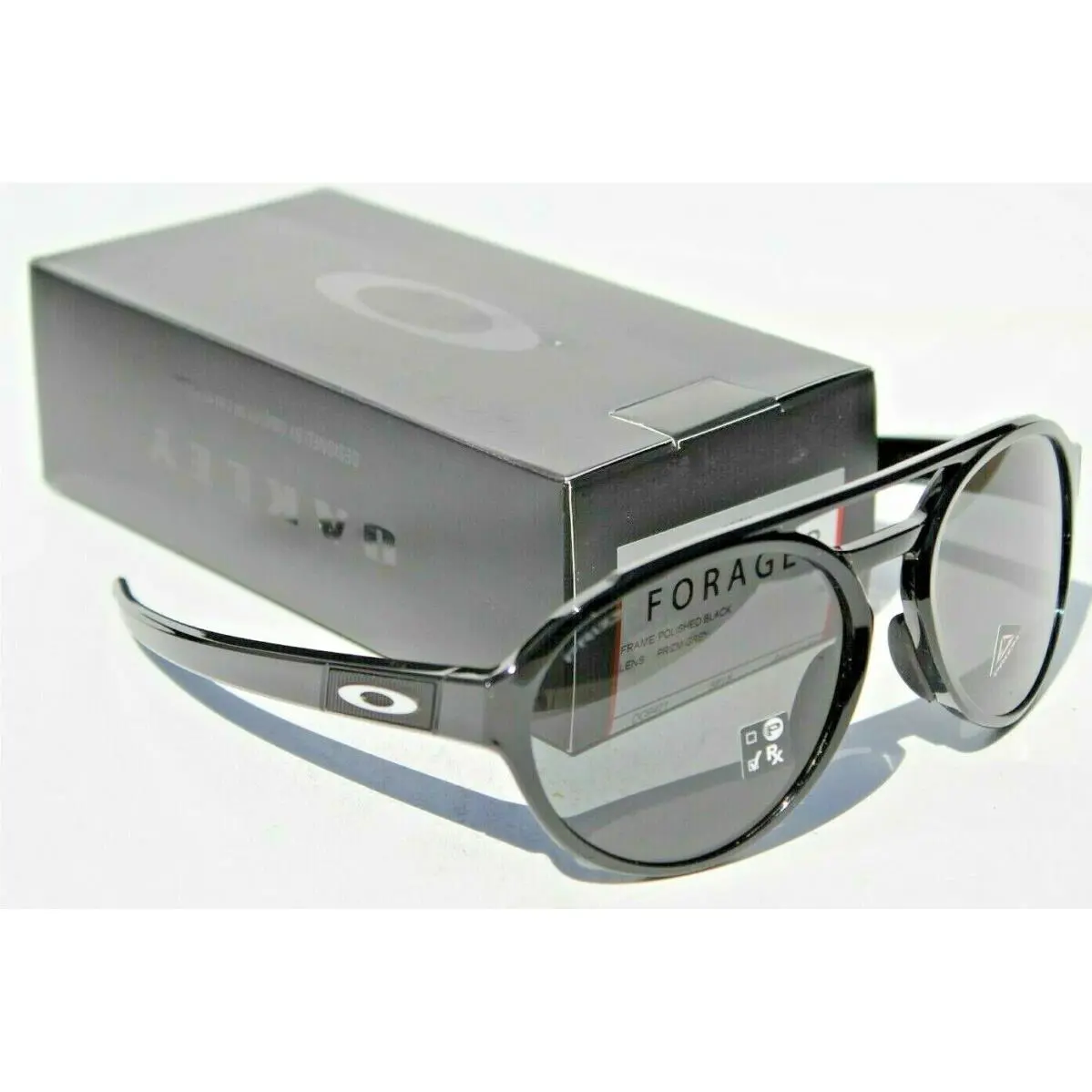 Forager Sunglasses Polished Black/prizm Grey OO9421-0158 by Oakley