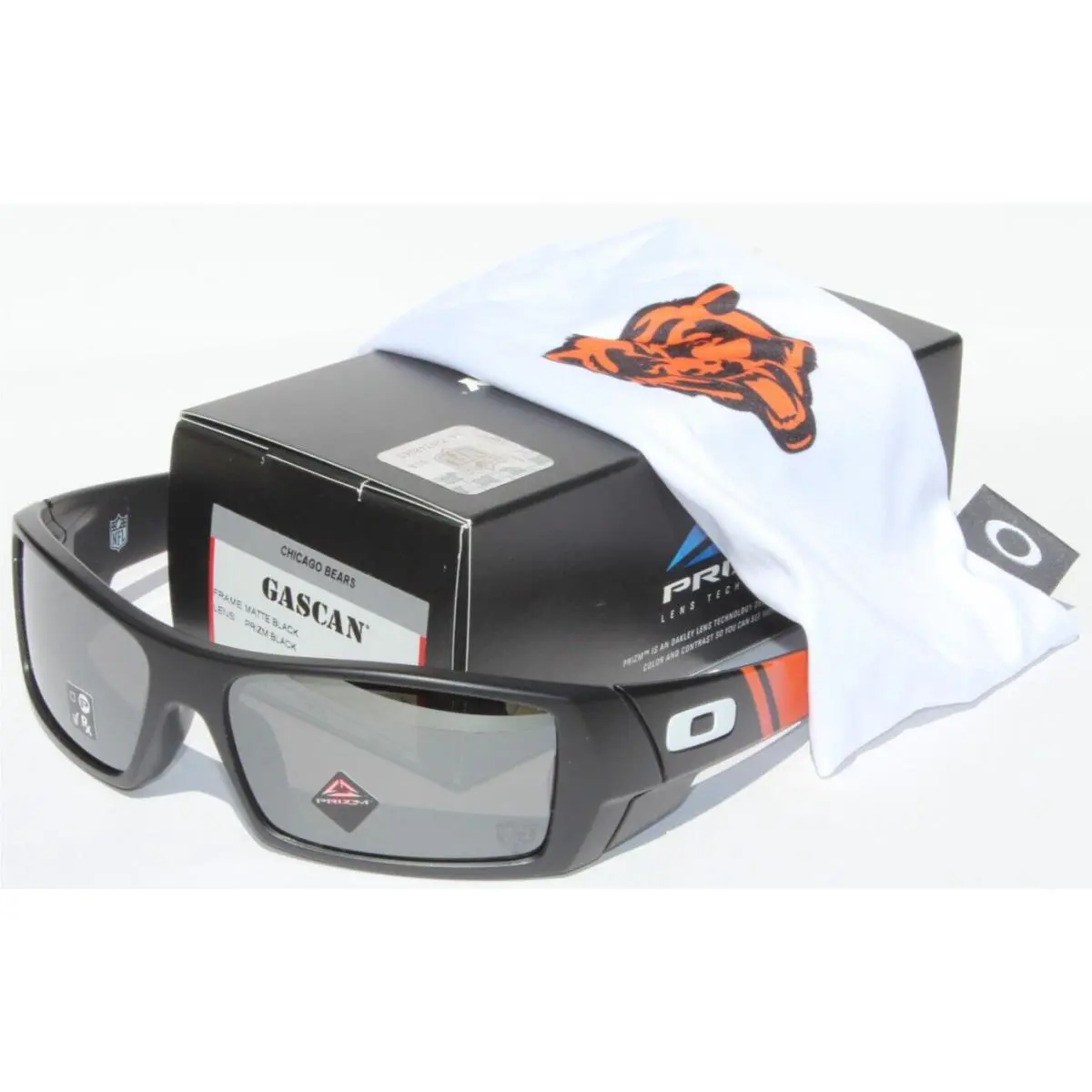 Gascan Sunglasses Nfl Chicago Bears Black/prizm Black OO9014-6660 by Oakley