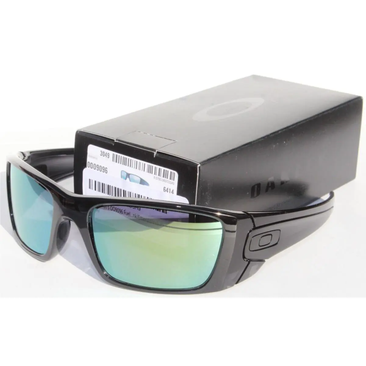 Fuel Cell Sunglasses Black Ink/emerald Iridium OO9096 by Oakley