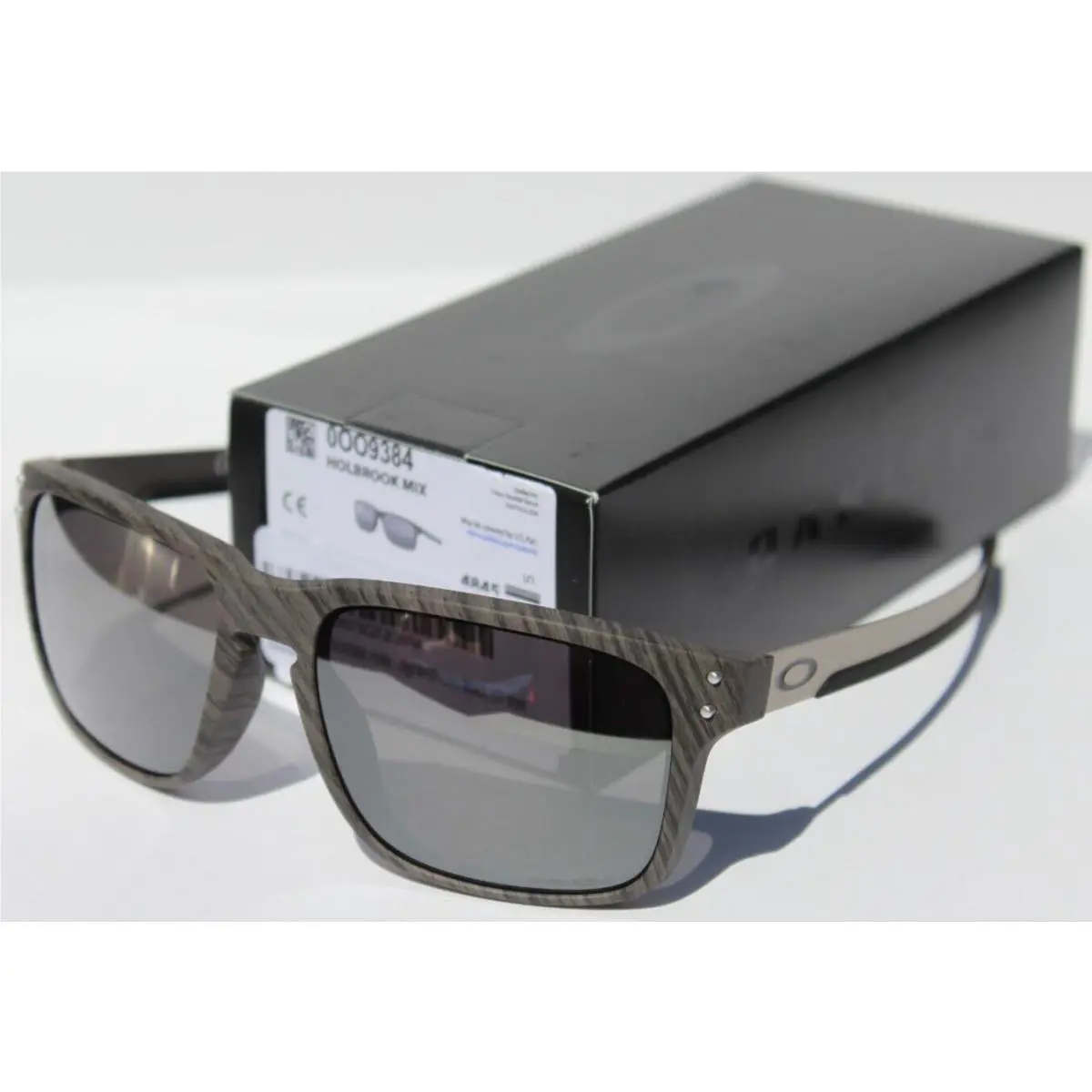 Holbrook Mix Sunglasses Woodgrain/prizm Black OO9384-04 by Oakley