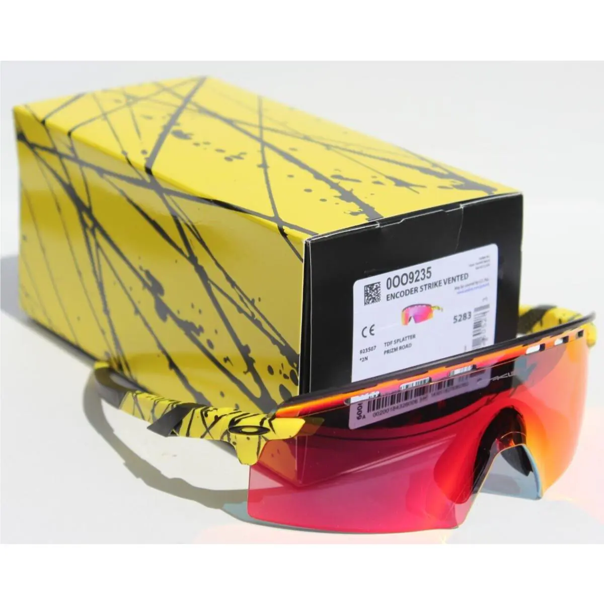Encoder Strike Vented Sunglasses Prizm Road OO9235-07 Rare Tour DE France by Oakley