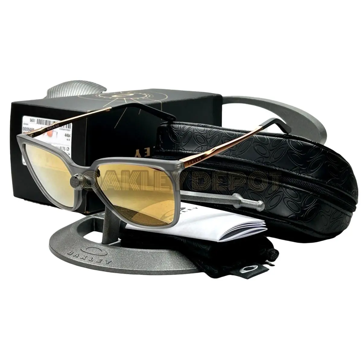Sielo Square 009480 Matte Grey Ink/prizm Rose Gold Sunglasses by Oakley
