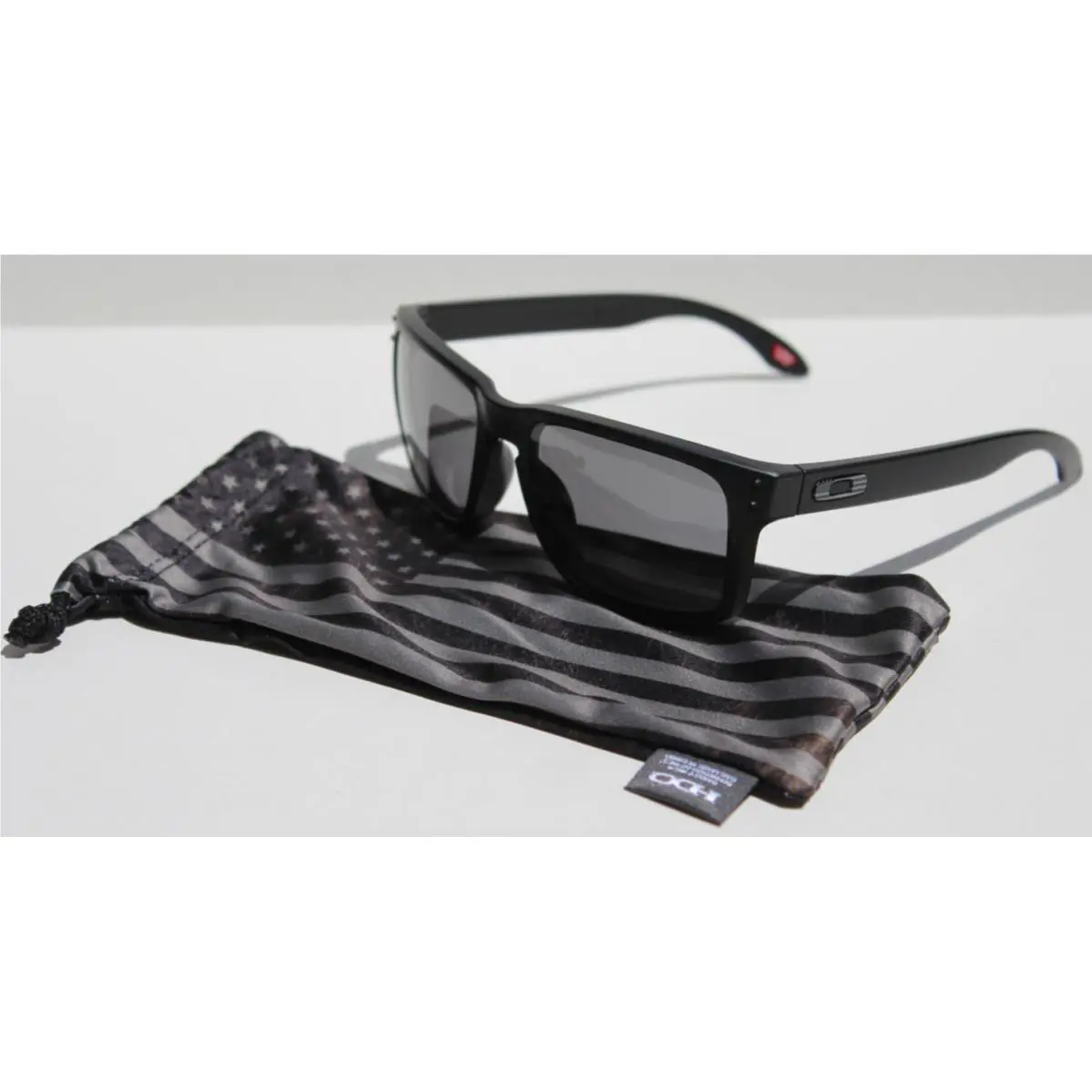 Holbrook Sunglasses Matte Black/grey SI Tonal Usa Flag Rare OO9102-T8 by Oakley