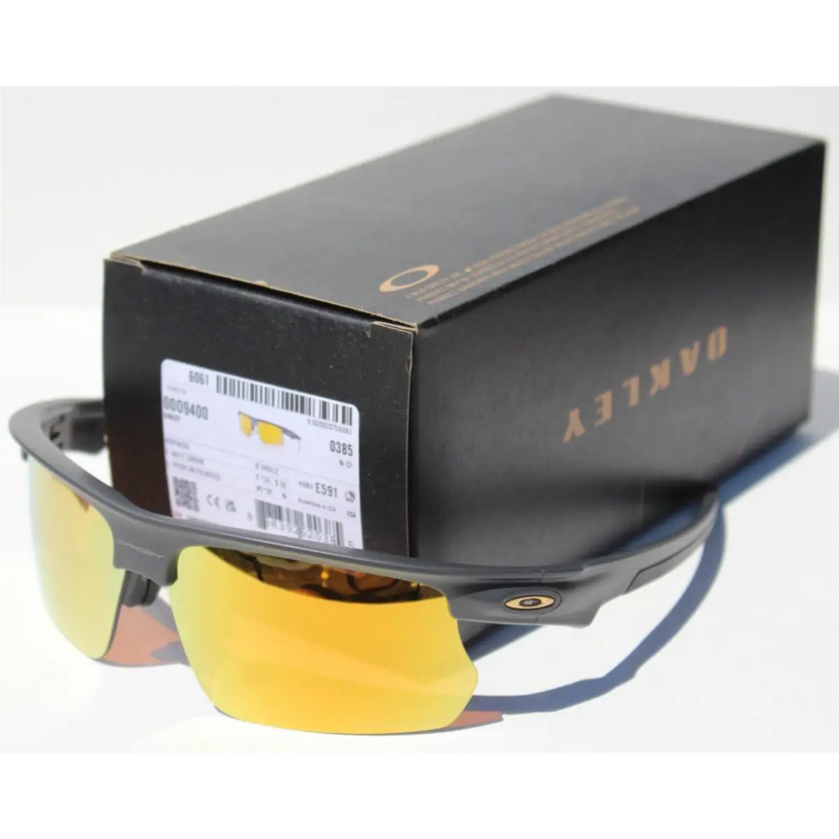 Bisphaera Polarized Sunglasses Matte Carbon/prizm 24K Gold OO9400-12 by Oakley